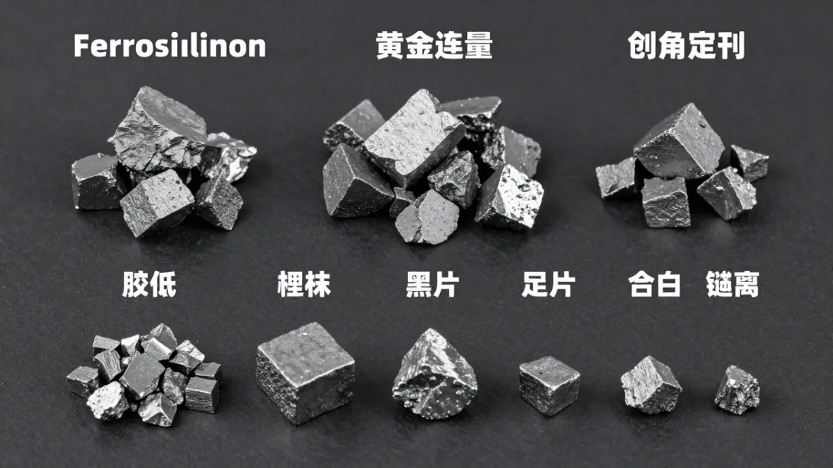 硅铁牌号比较：FeSi 65、72和75