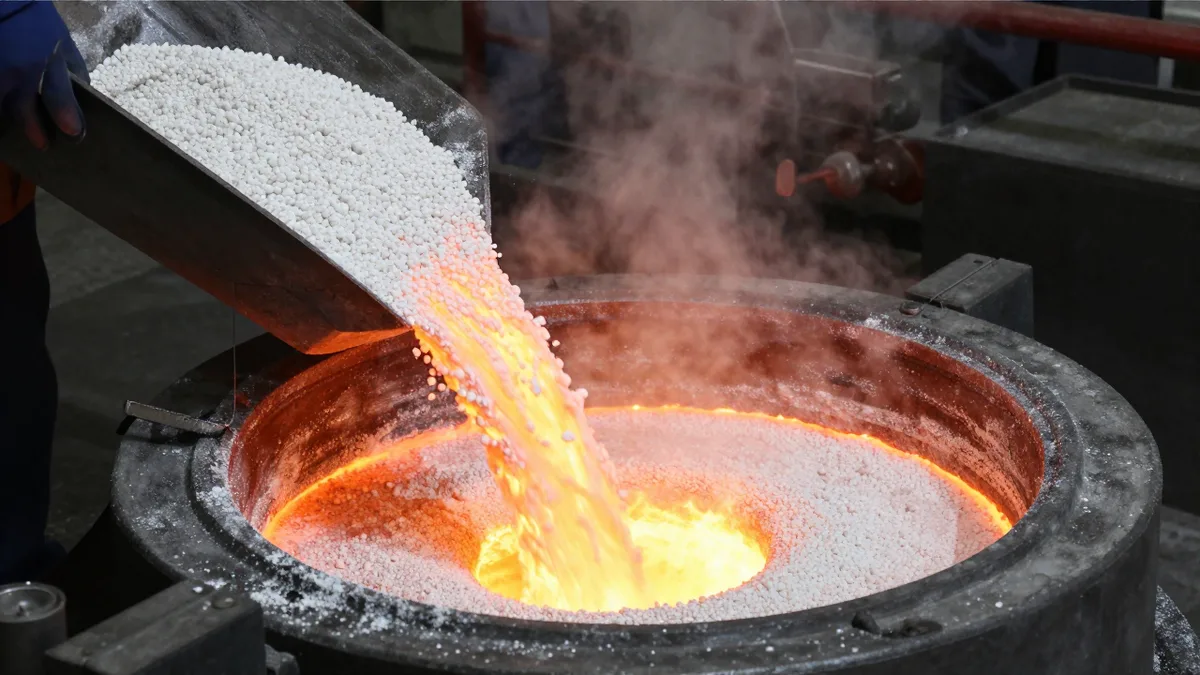 Dolomite Dolime for Ladle Slag Conditioning at a Flat-Rolling Mill